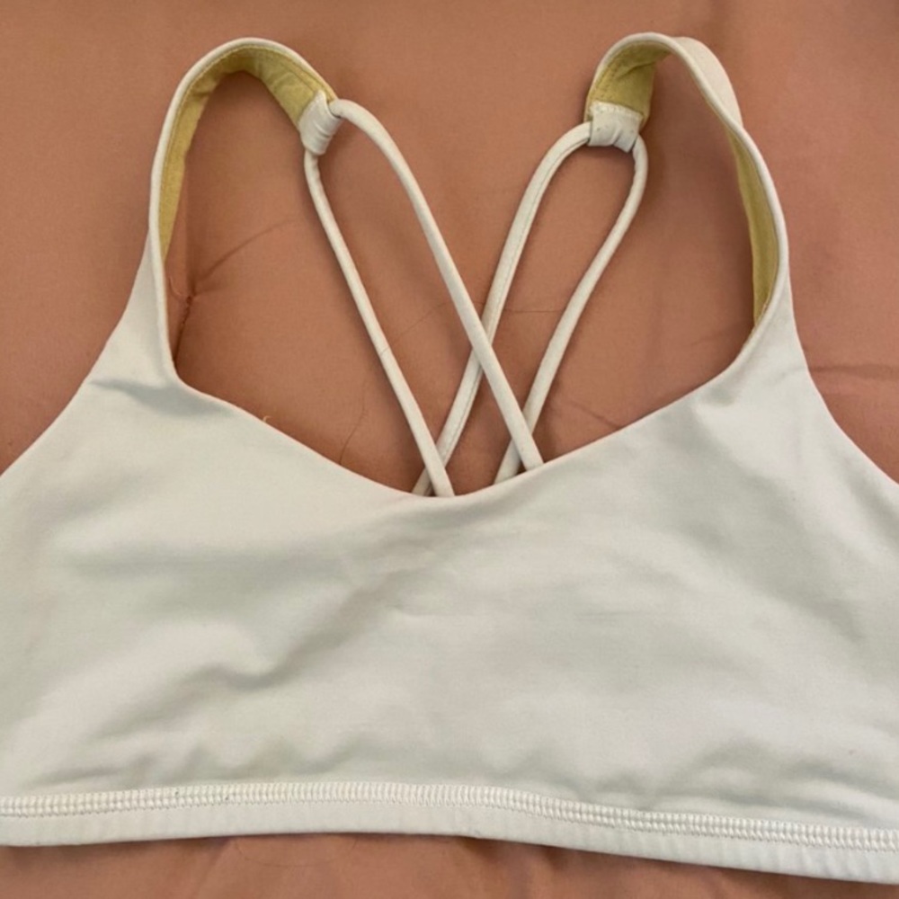 White Lululemon Sports Bra